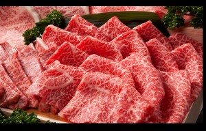 赤身のいいところの上カルビ(タレ・塩・ワサビ醤油)